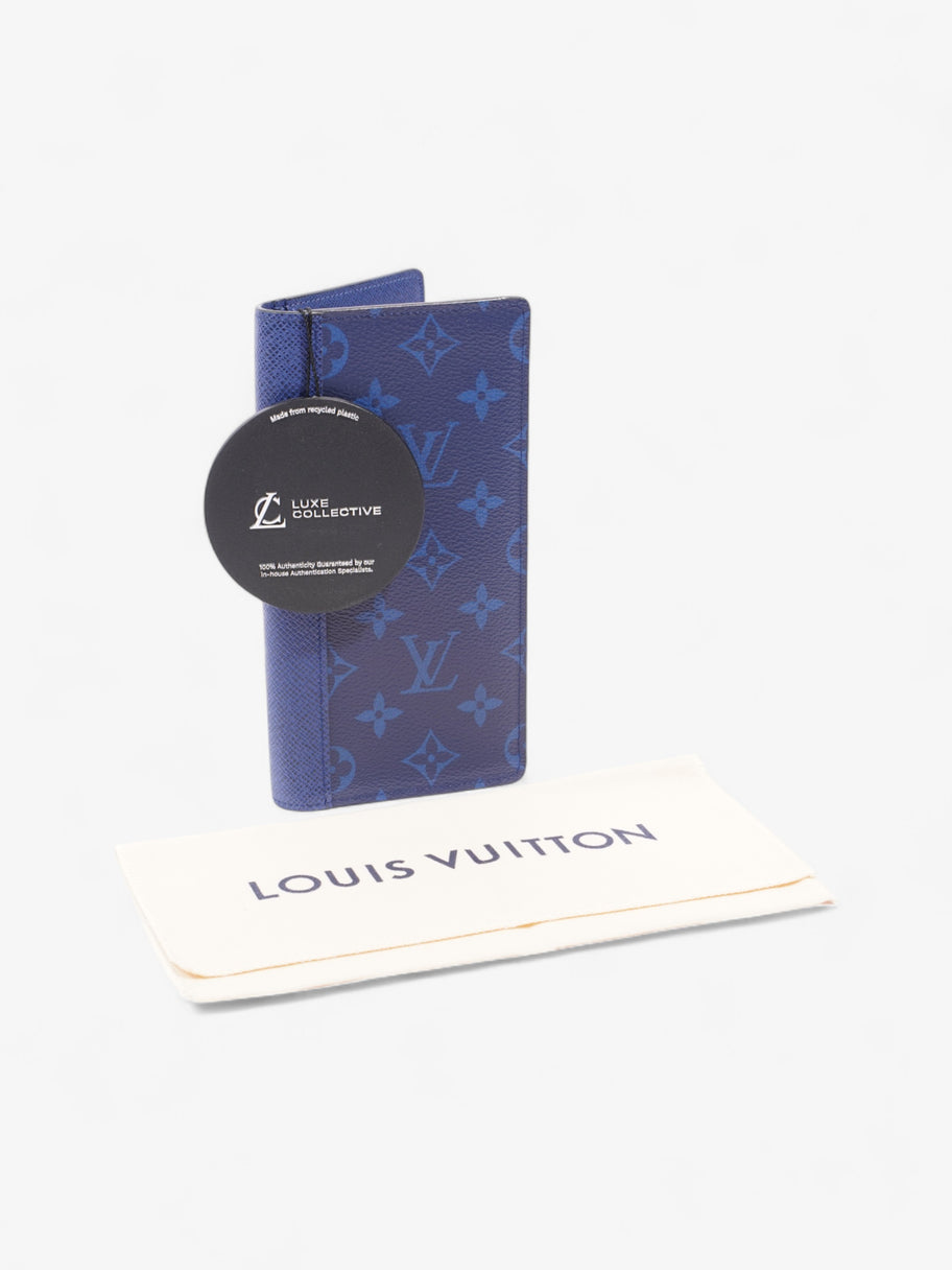 Louis Vuitton Lama Portefeuille Brazza Cobalt Leather Image 6