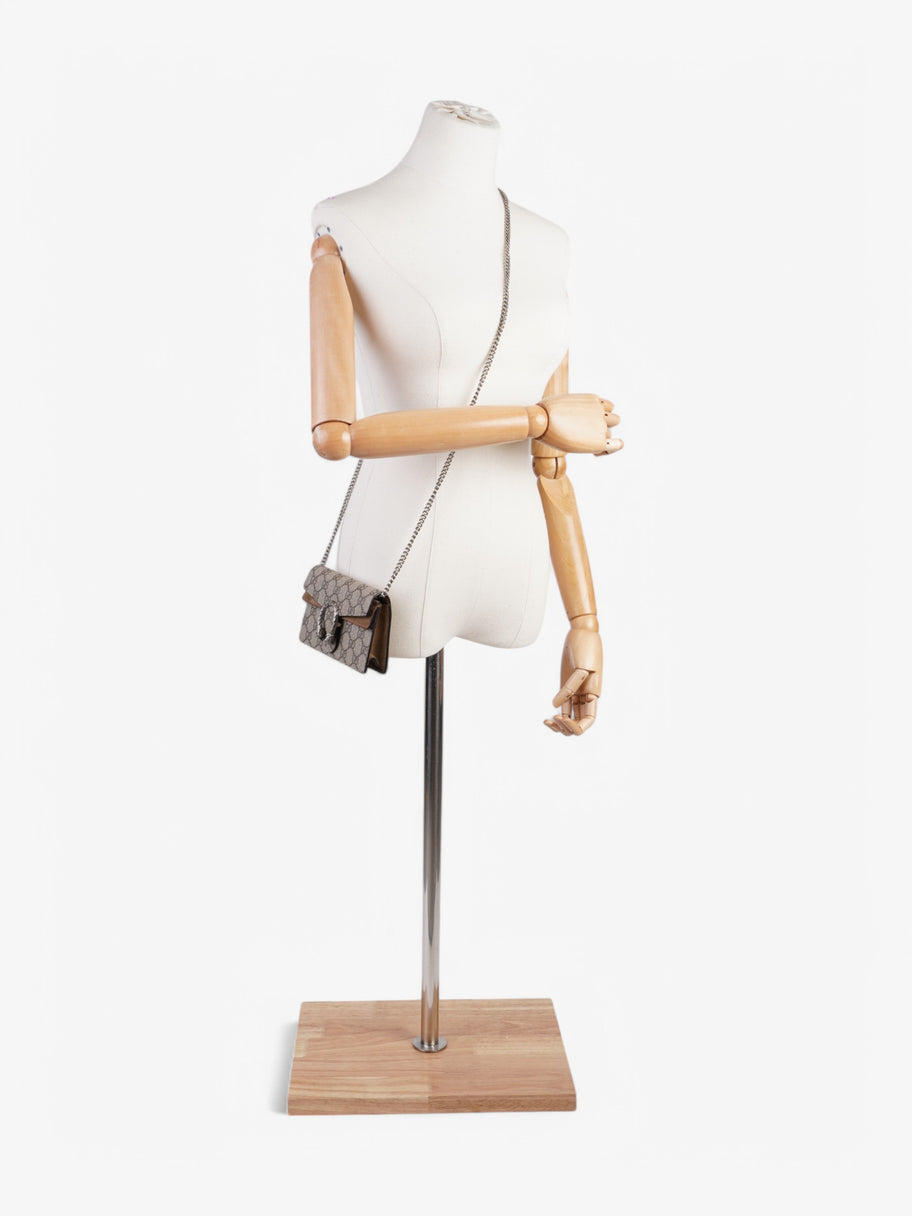 Gucci Dionysus Beige  / Brown Coated Canvas Super Mini Image 2