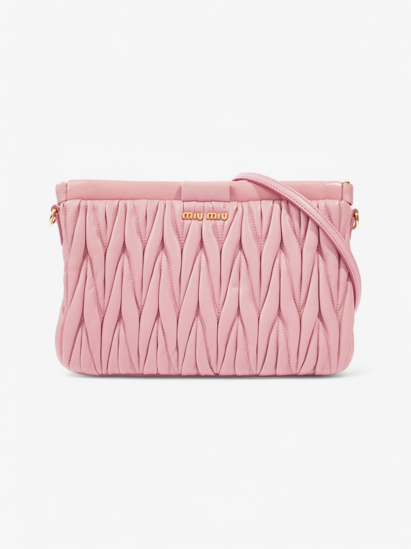 Miu Miu Clutch With Strap Pink Leather
