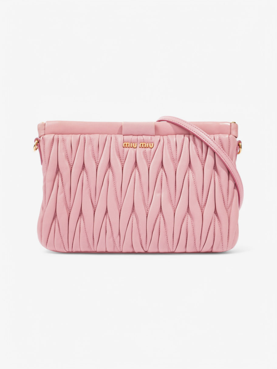 Miu Miu Clutch With Strap Pink Leather Image 1