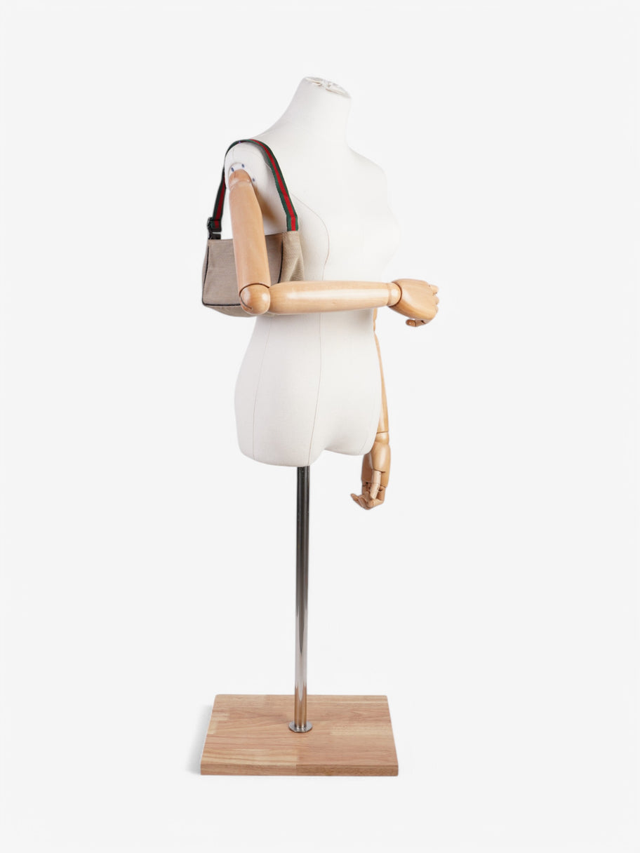 Gucci Baguette  Beige  Canvas Image 2