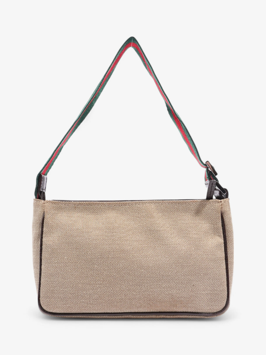 Gucci Baguette  Beige  Canvas Image 4