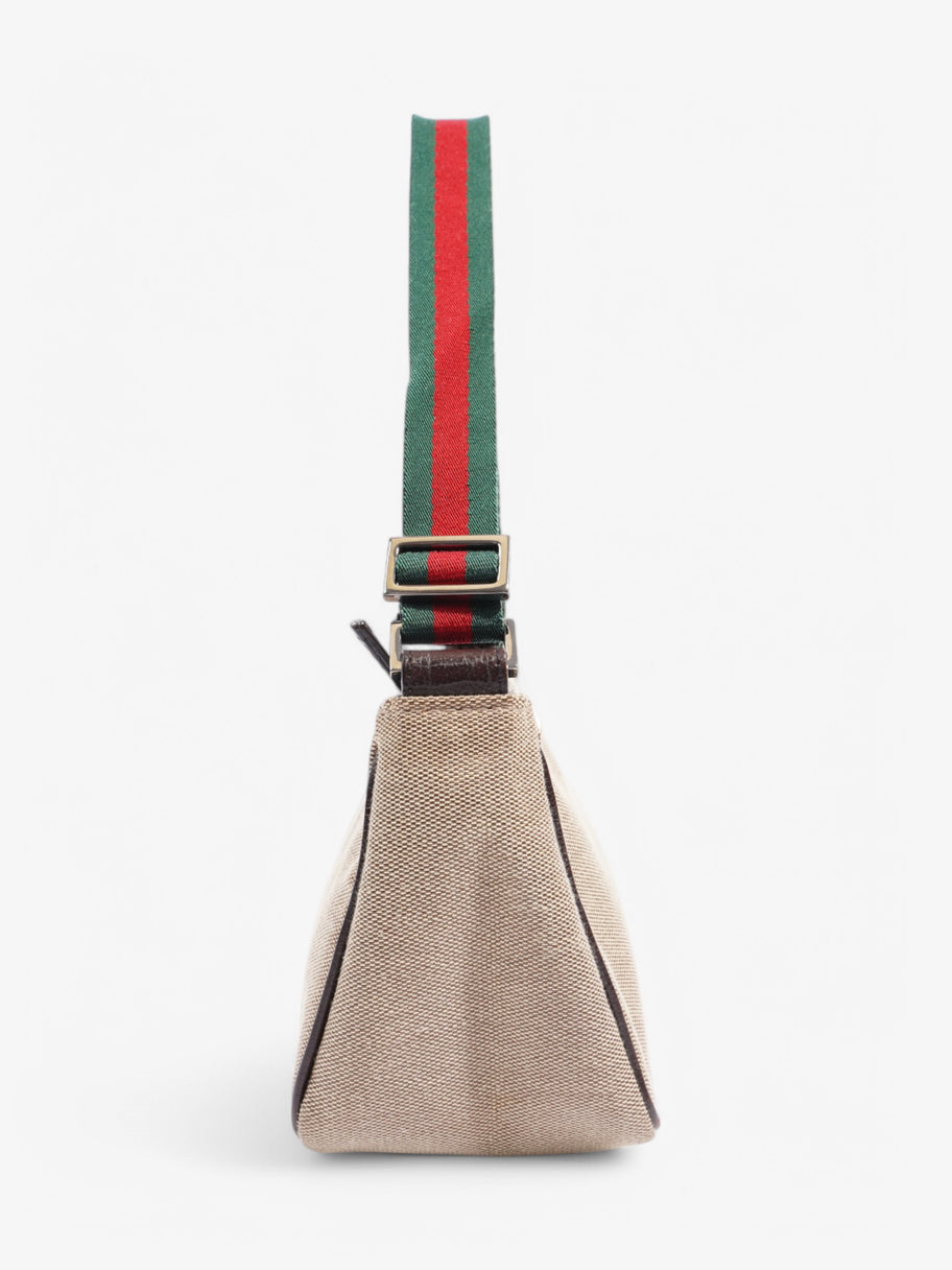 Gucci Baguette  Beige  Canvas Image 5
