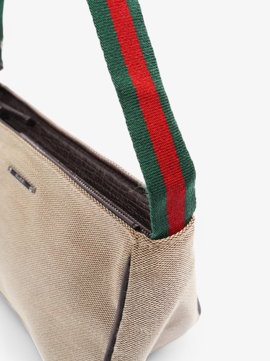 Gucci Baguette  Beige  Canvas Image 7