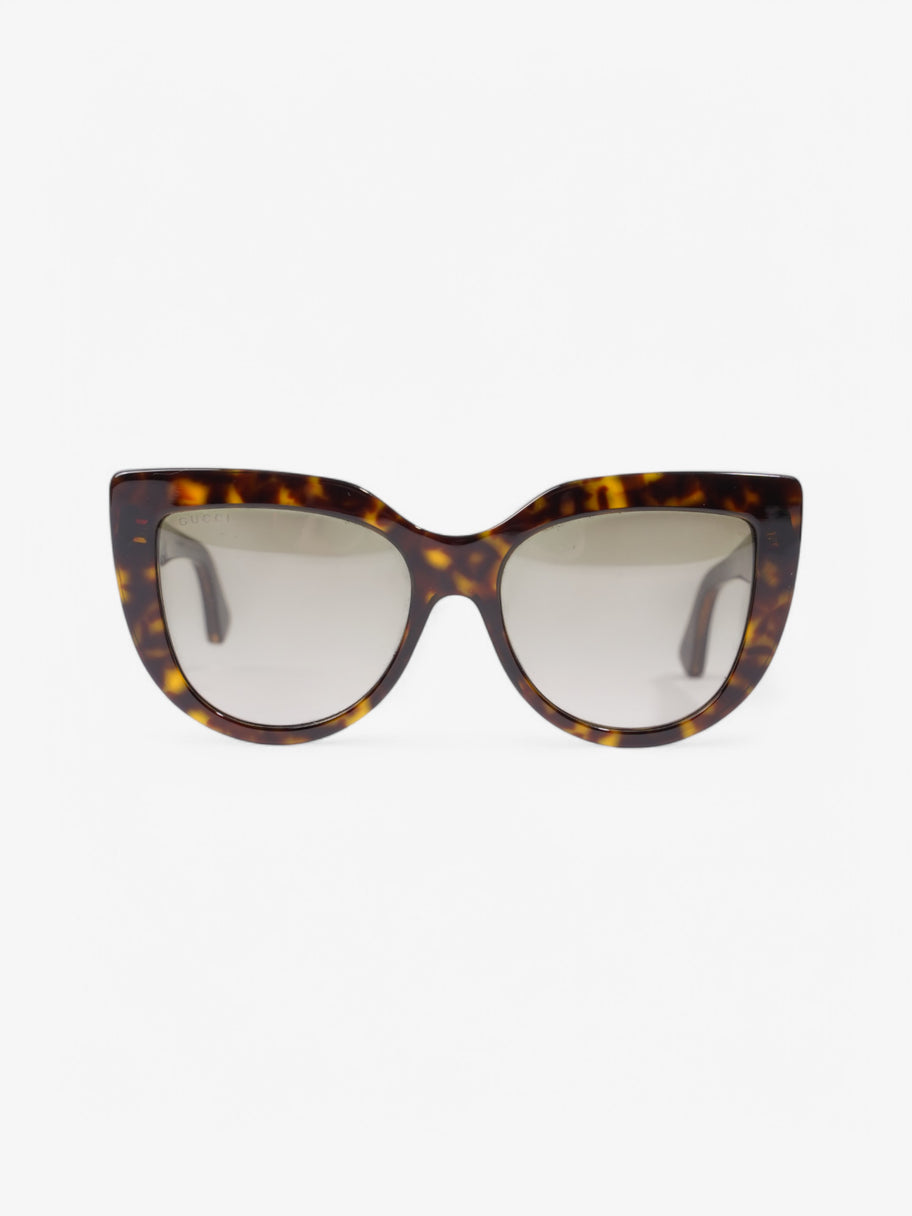 Gucci Gucci Sunglasses Black / Brown Plastic Image 1