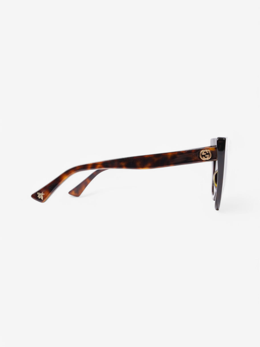 Gucci Gucci Sunglasses Black / Brown Plastic Image 4