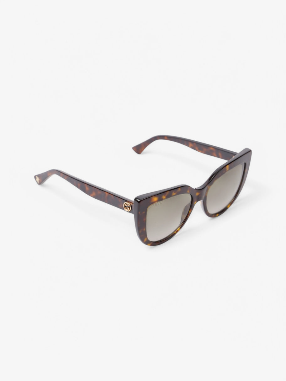 Gucci Gucci Sunglasses Black / Brown Plastic Image 6