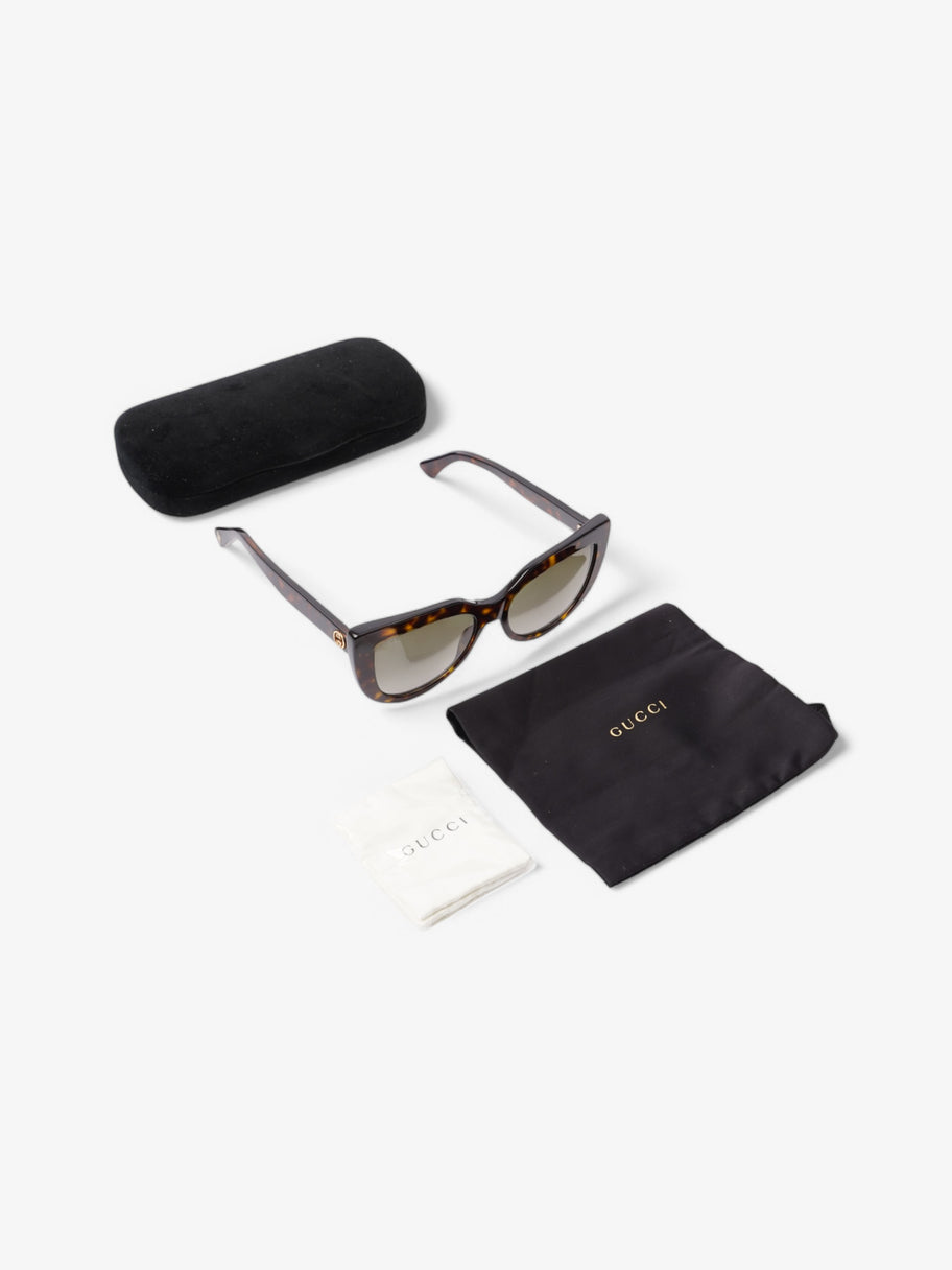 Gucci Gucci Sunglasses Black / Brown Plastic Image 7
