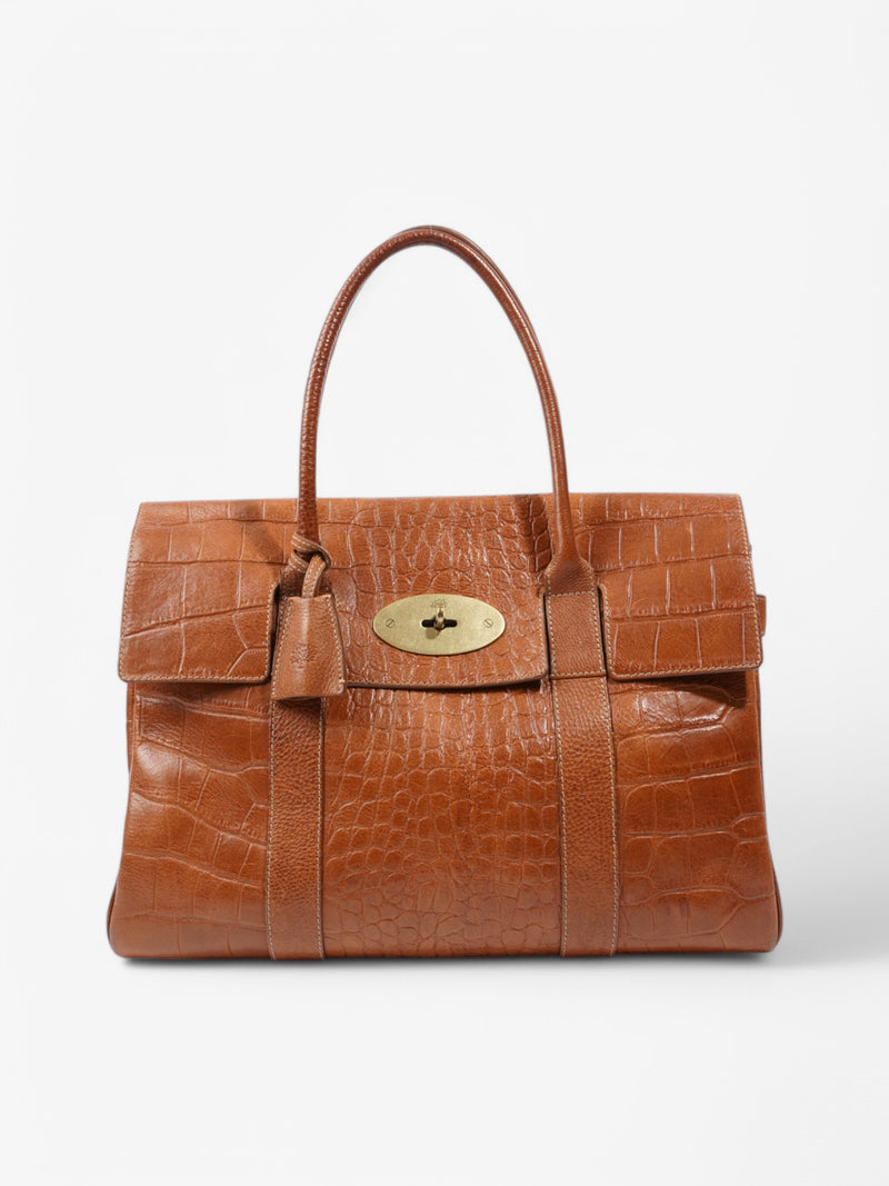  Mulberry Bayswater Tan Embossed Leather