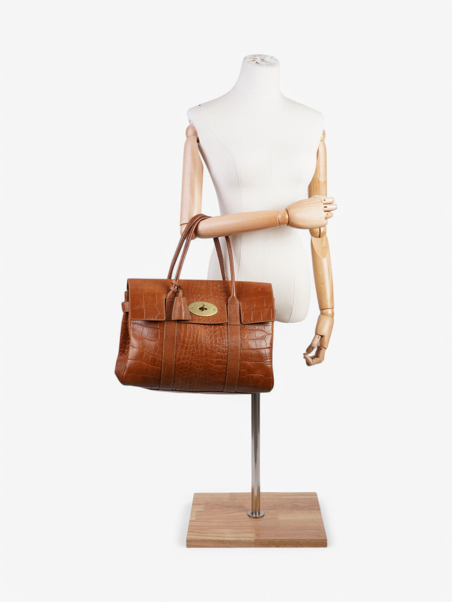 Mulberry Bayswater Tan Embossed Leather Image 2