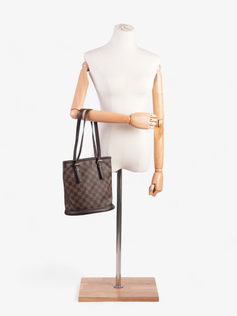Louis Vuitton Marais Bucket Bag Damier Ebene Coated Canvas Image 2