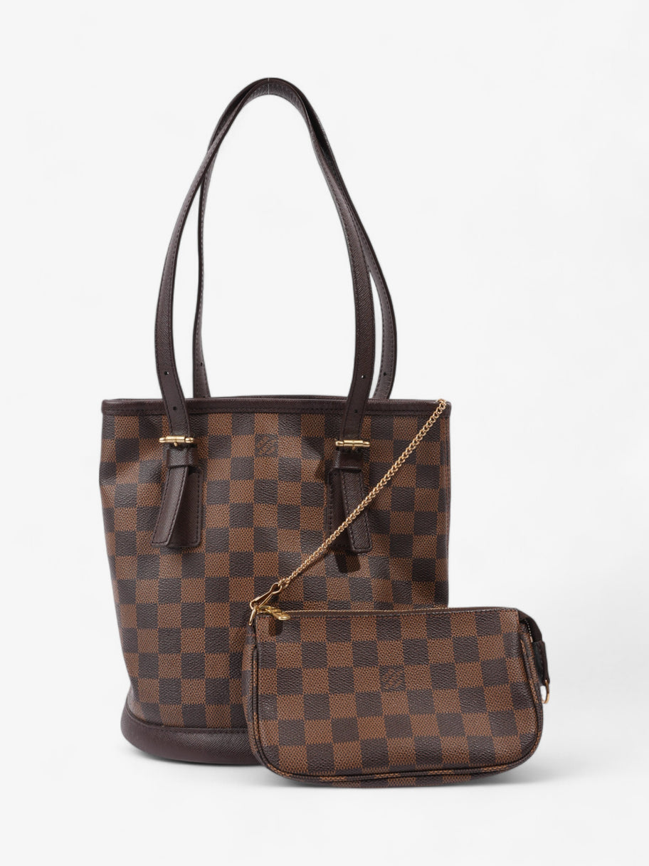 Louis Vuitton Marais Bucket Bag Damier Ebene Coated Canvas Image 3