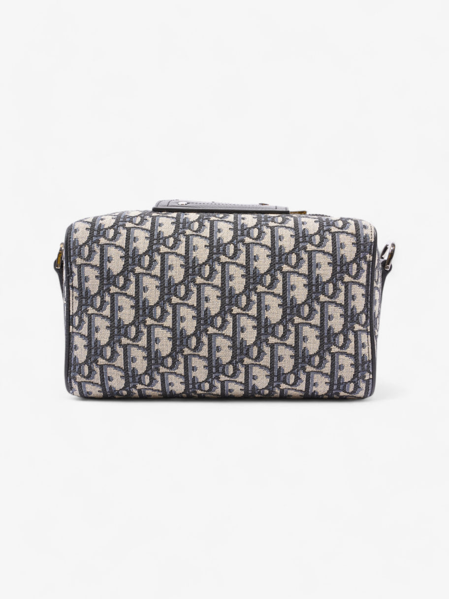 Christian Dior Lingot Duffle Black Oblique / Beige Canvas Image 4