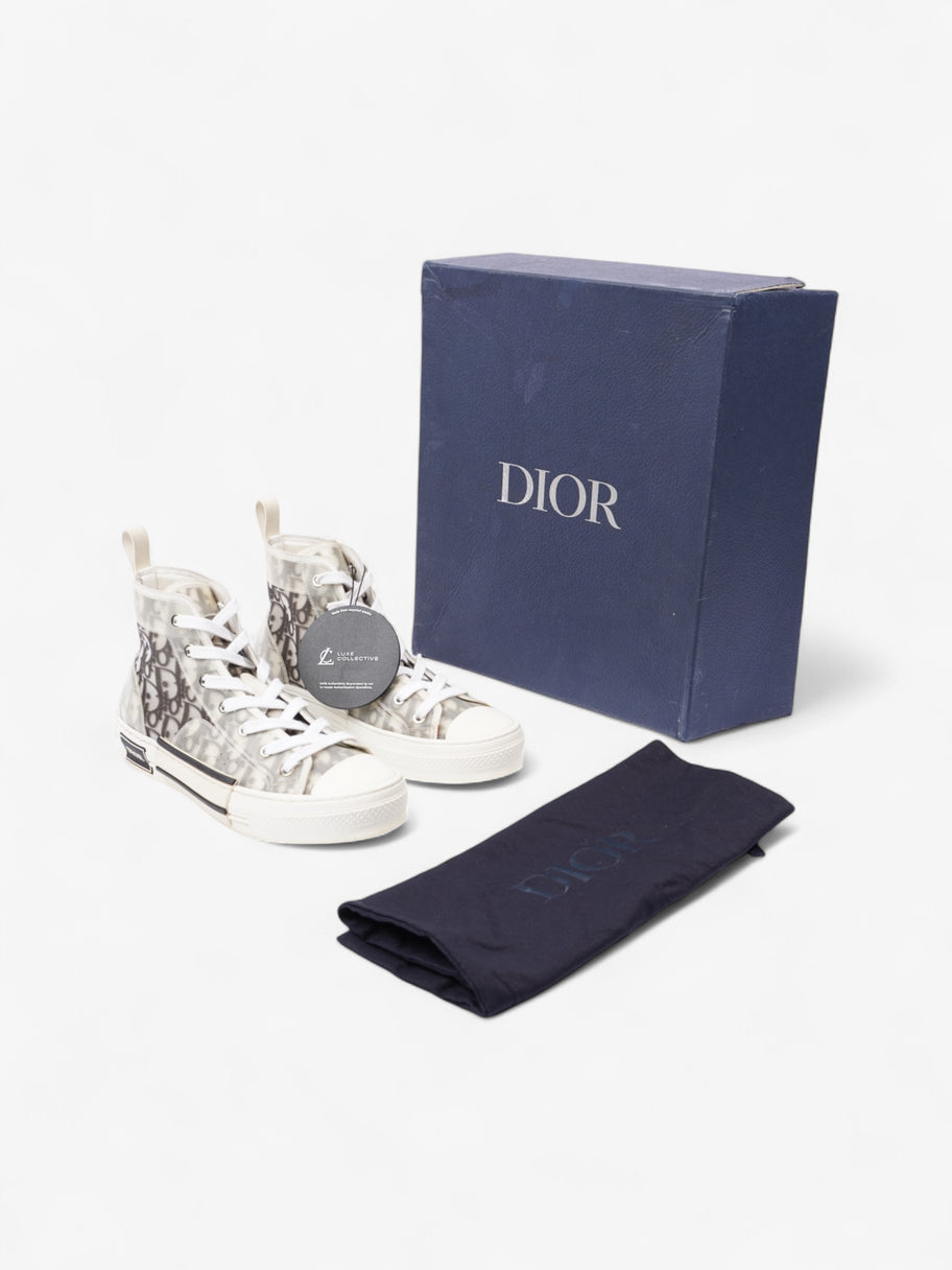 Christian Dior B23 Grey Canvas EU 38 UK 5 Image 10