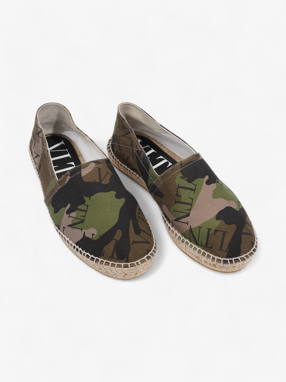 Valentino Logo Espadrilles Camouflage / Black Canvas EU 42 UK 8 Image 8