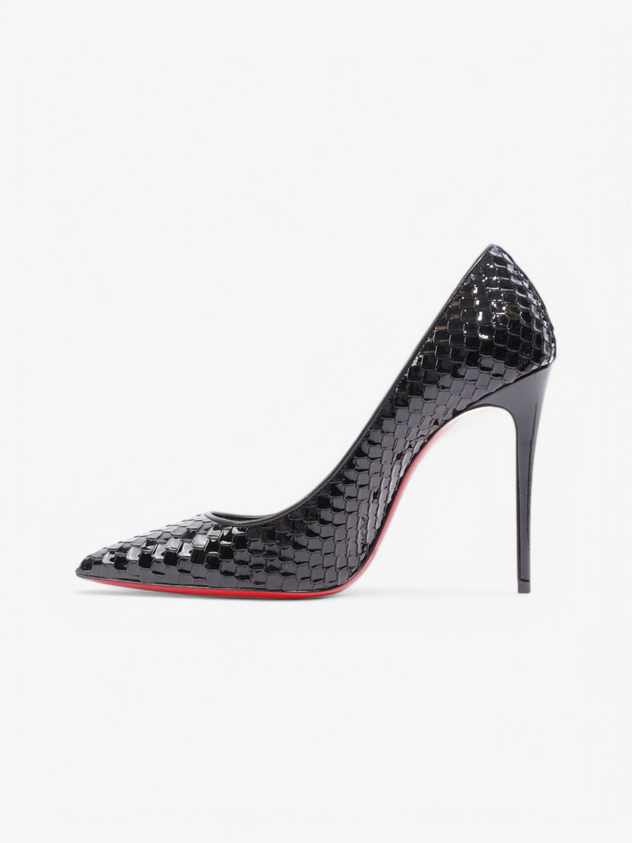 Christian Louboutin Kate 100 Black Patent Leather EU 37 UK 4 Image 3