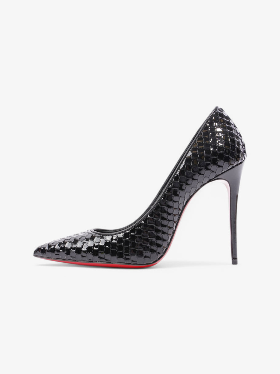 Christian Louboutin Kate 100 Black Patent Leather EU 37 UK 4 Image 5