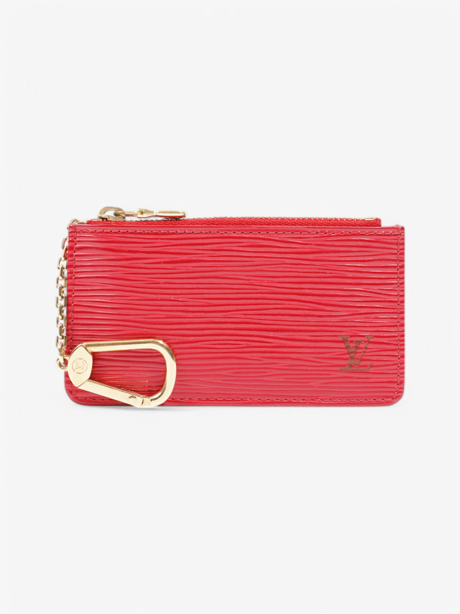 Louis Vuitton LV Coin Purse Red Epi Leather Image 1