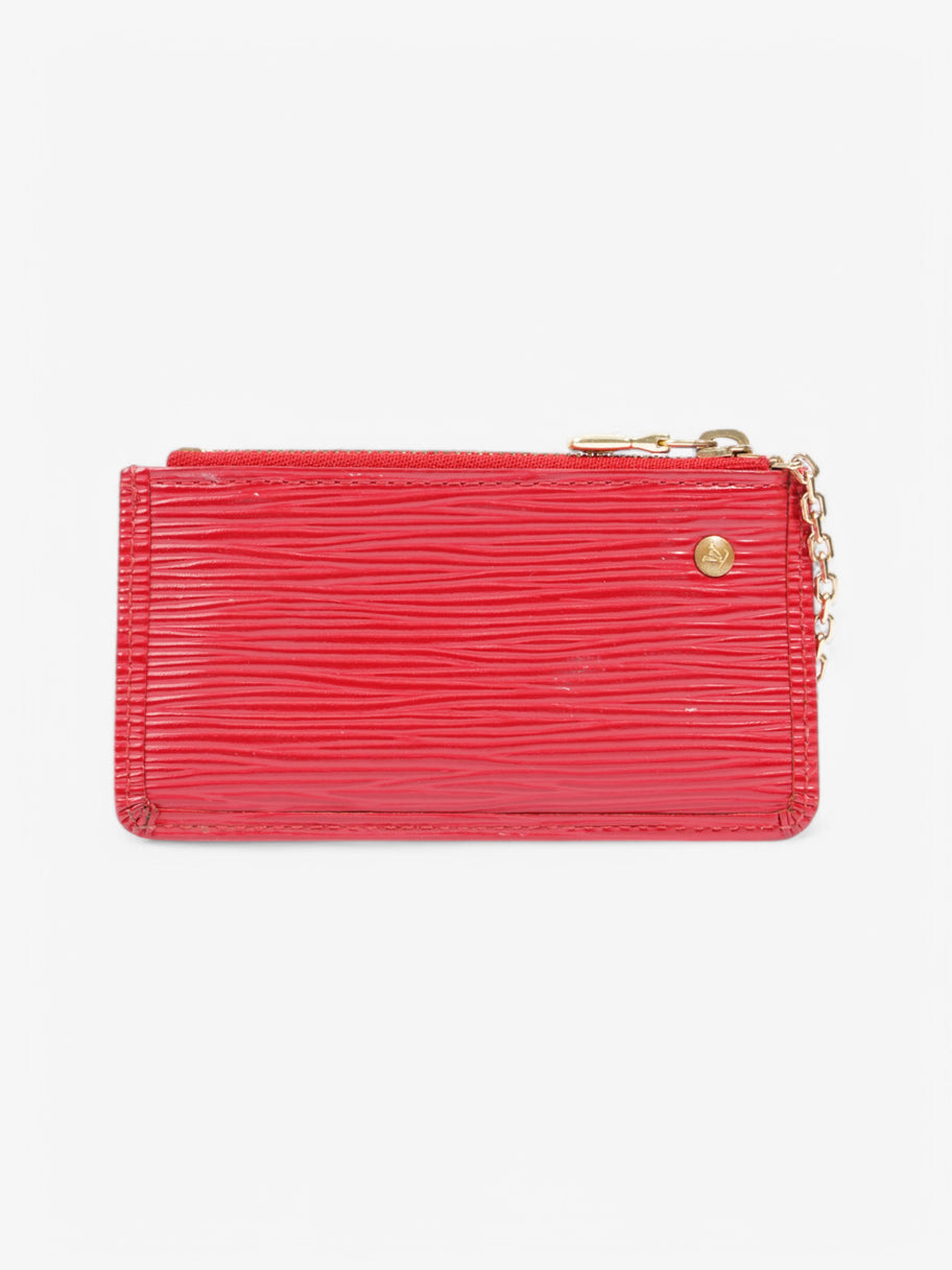 Louis Vuitton LV Coin Purse Red Epi Leather Image 3