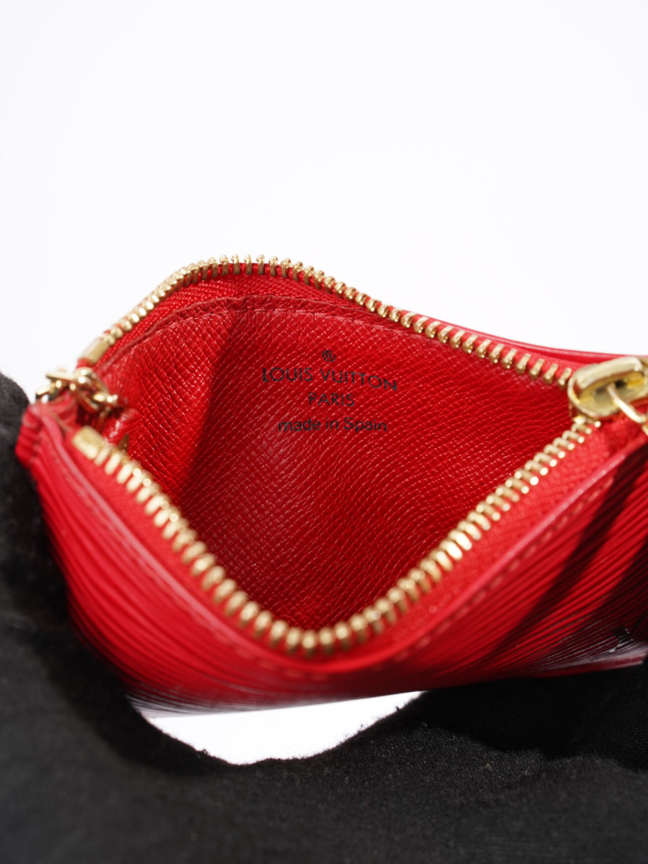 Louis Vuitton LV Coin Purse Red Epi Leather Image 5