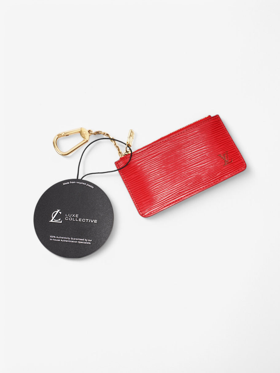 Louis Vuitton LV Coin Purse Red Epi Leather Image 6