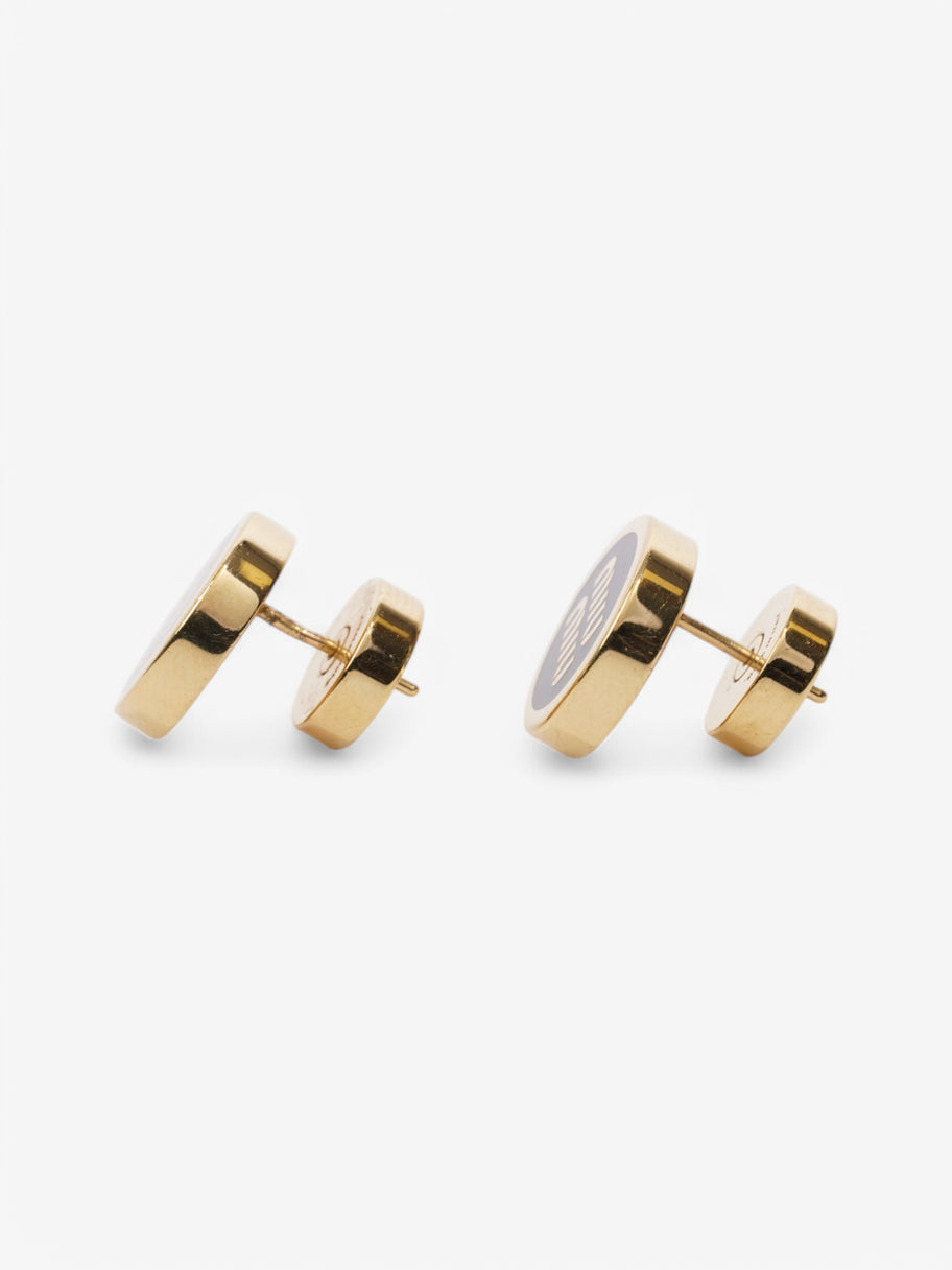 Miu Miu Earrings Black / Gold Base Metal Image 2