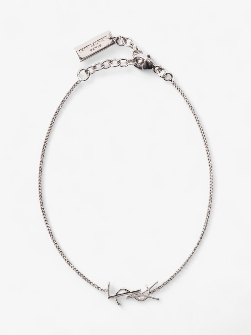  Saint Laurent Charm Bracelet Silver Base Metal One size