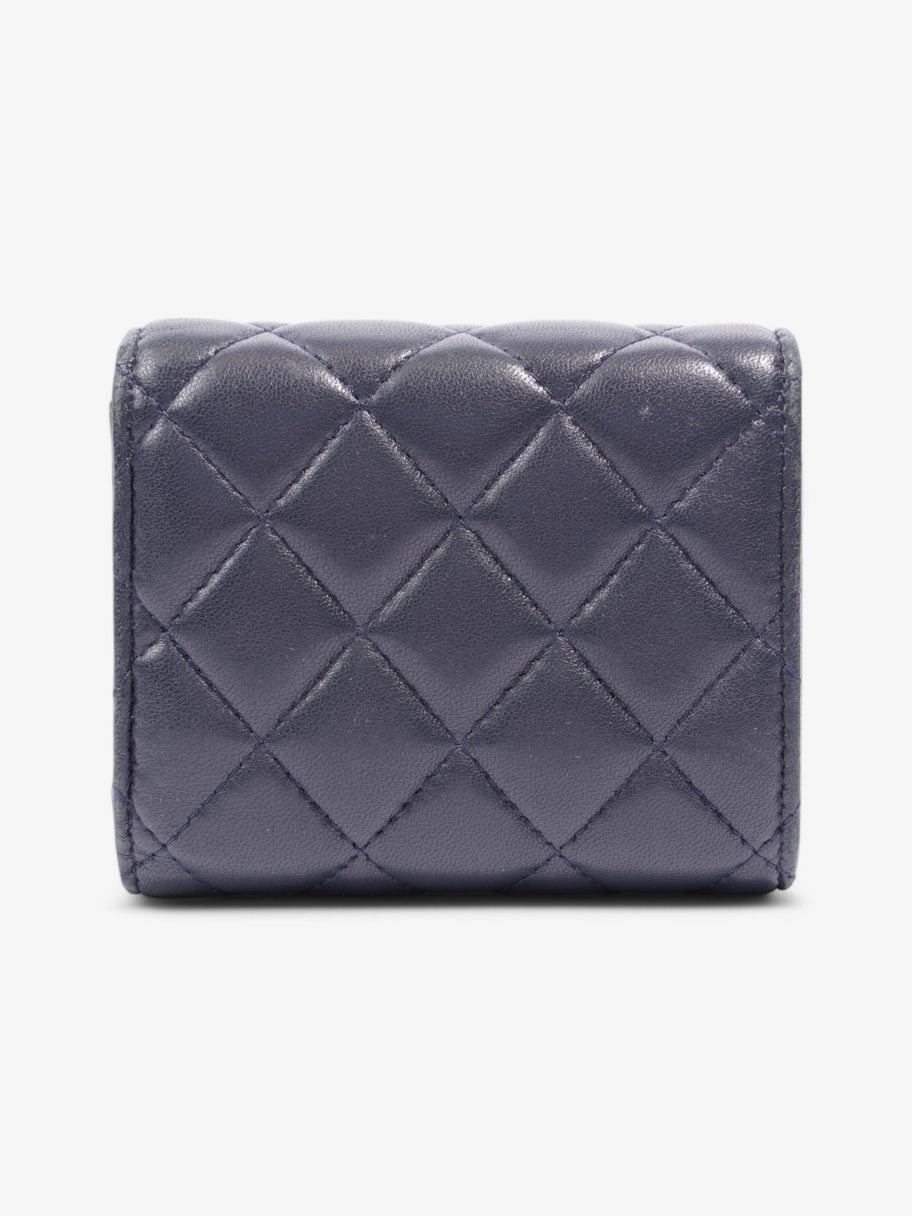 Chanel Purse Navy Lambskin Leather Image 2