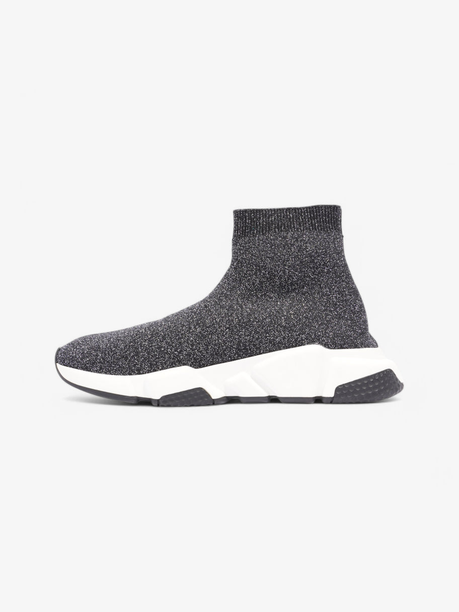 Balenciaga Speed Black Glitter / White Cotton EU 40 UK 7 Image 3