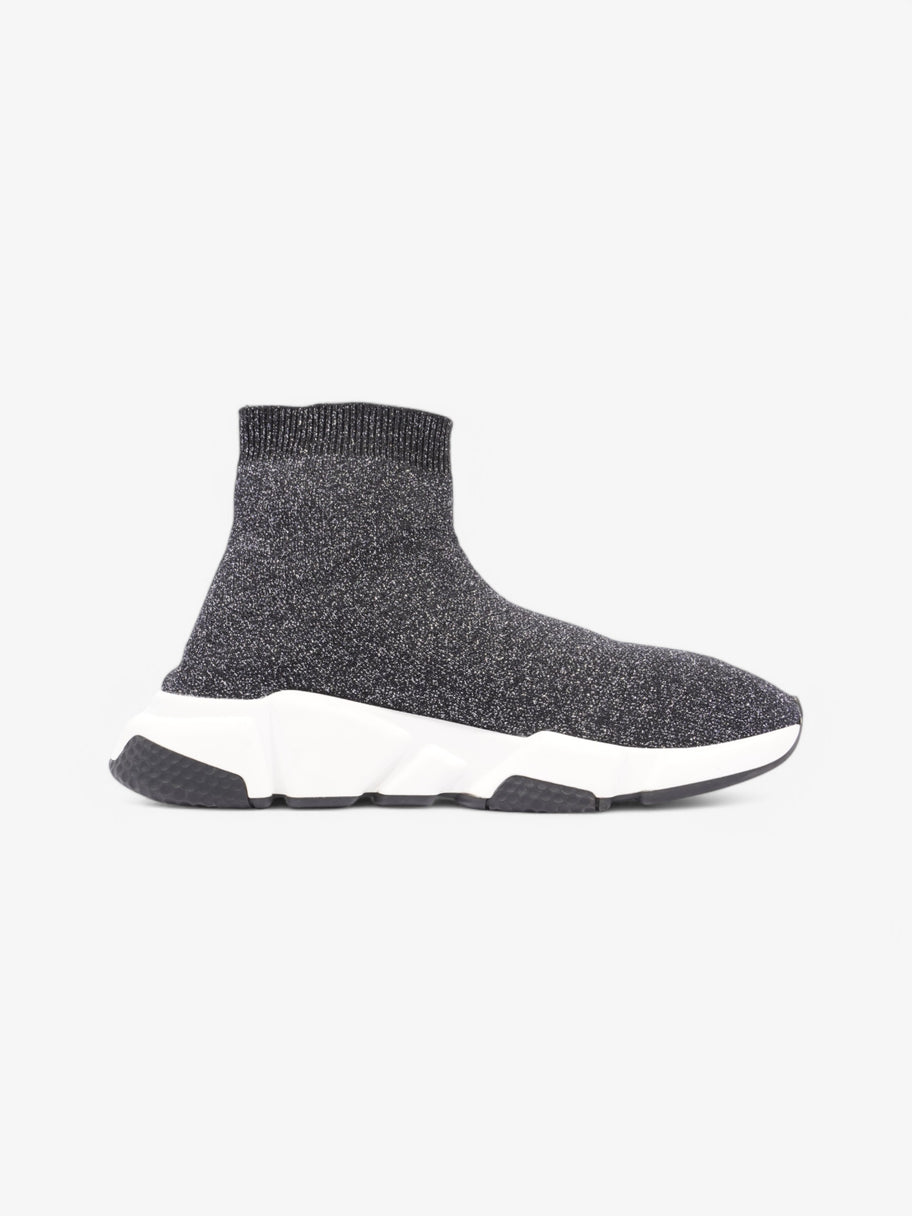 Balenciaga Speed Black Glitter / White Cotton EU 40 UK 7 Image 4