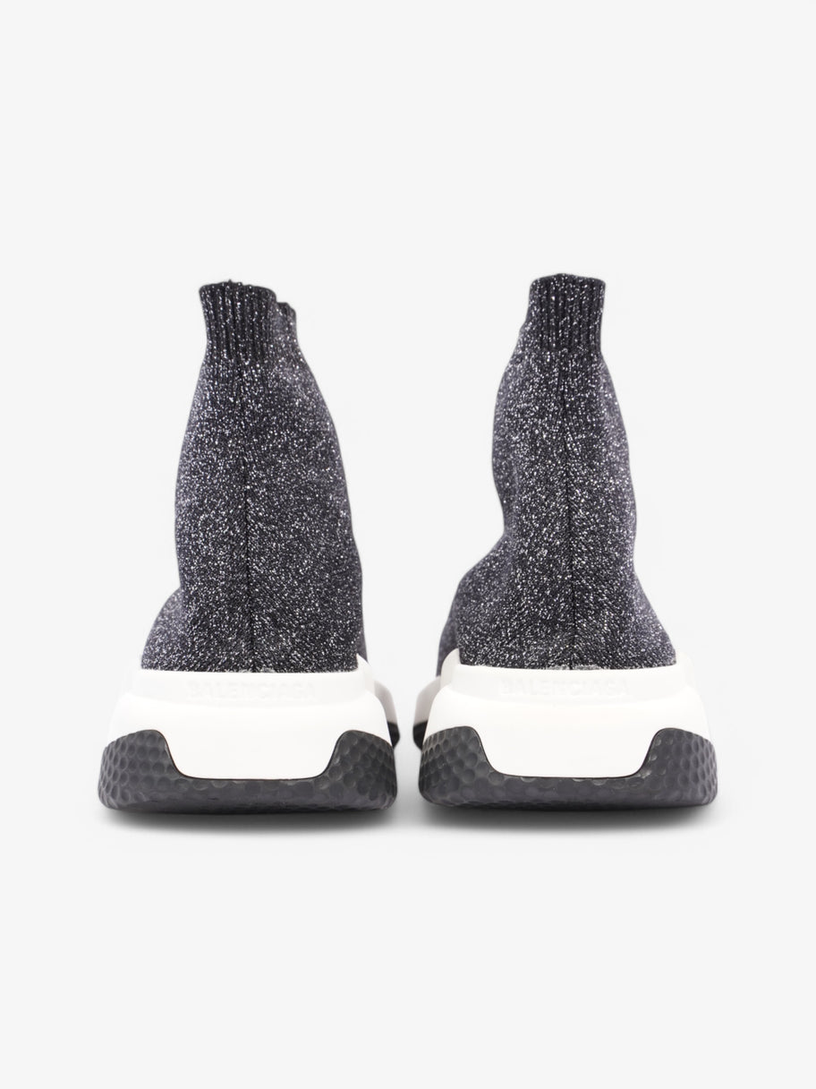 Balenciaga Speed Black Glitter / White Cotton EU 40 UK 7 Image 6