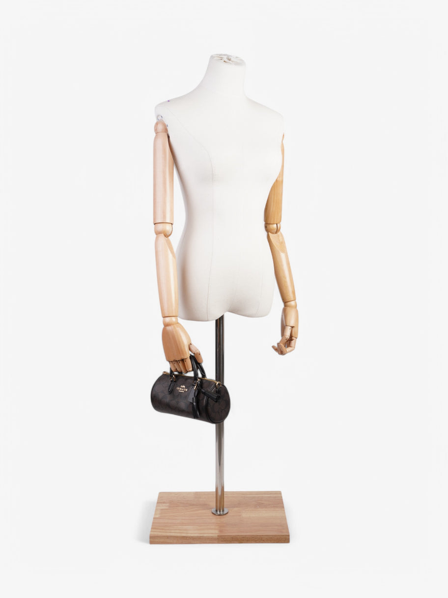 Coach Lacey Crossbody Black Coated Canvas Image 2