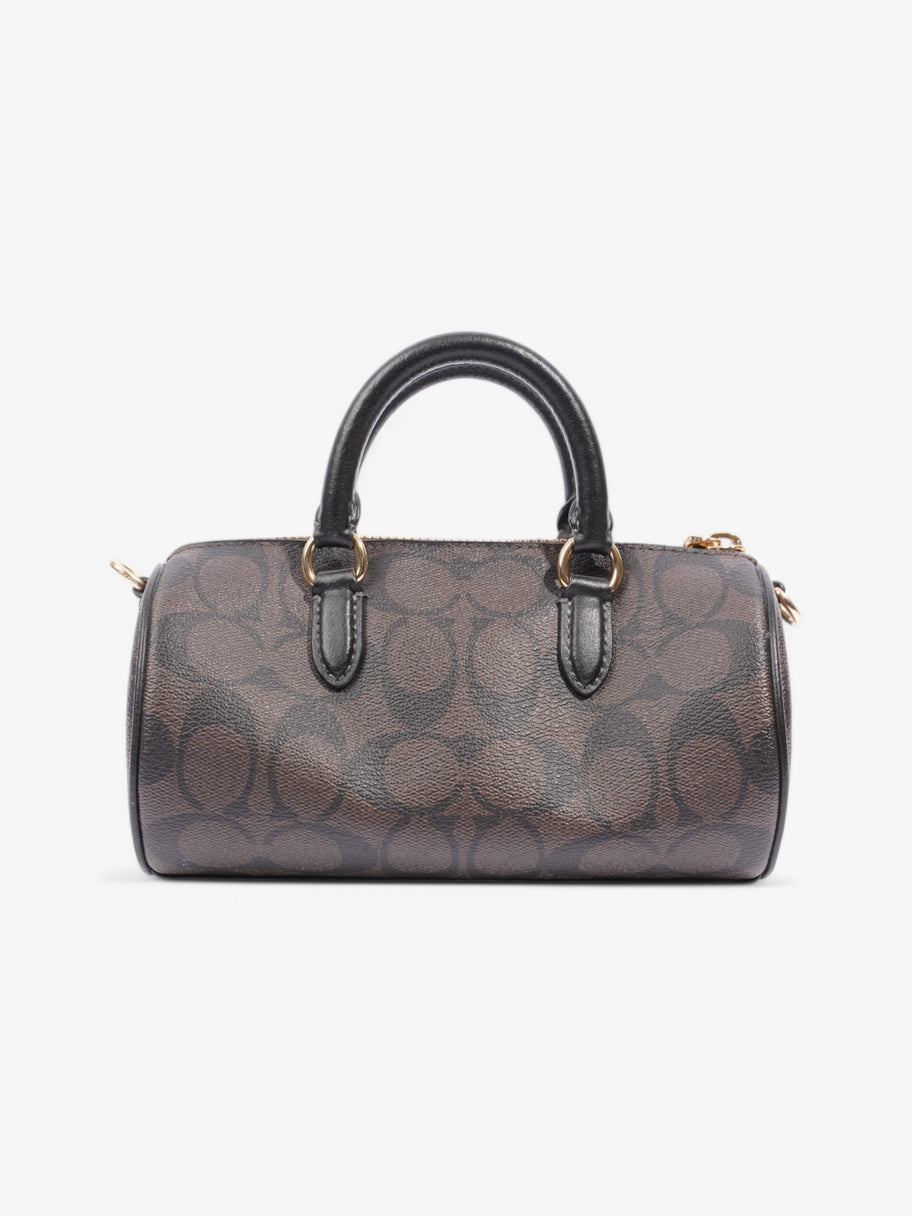 Coach Lacey Crossbody Black Coated Canvas Image 4