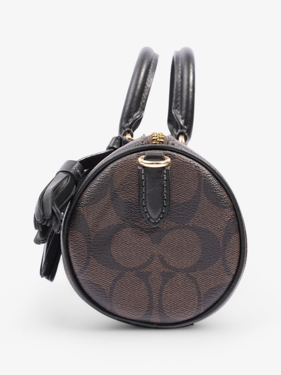 Coach Lacey Crossbody Black Coated Canvas Image 5