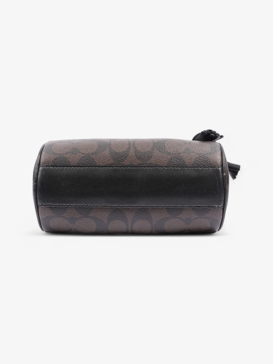 Coach Lacey Crossbody Black Coated Canvas Image 6