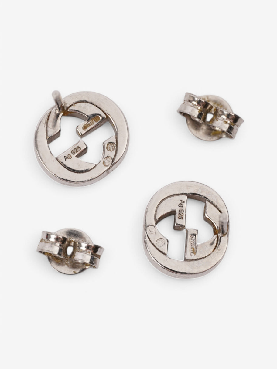 Gucci Interlocking G Earrings Silver Silver Sterling Image 5