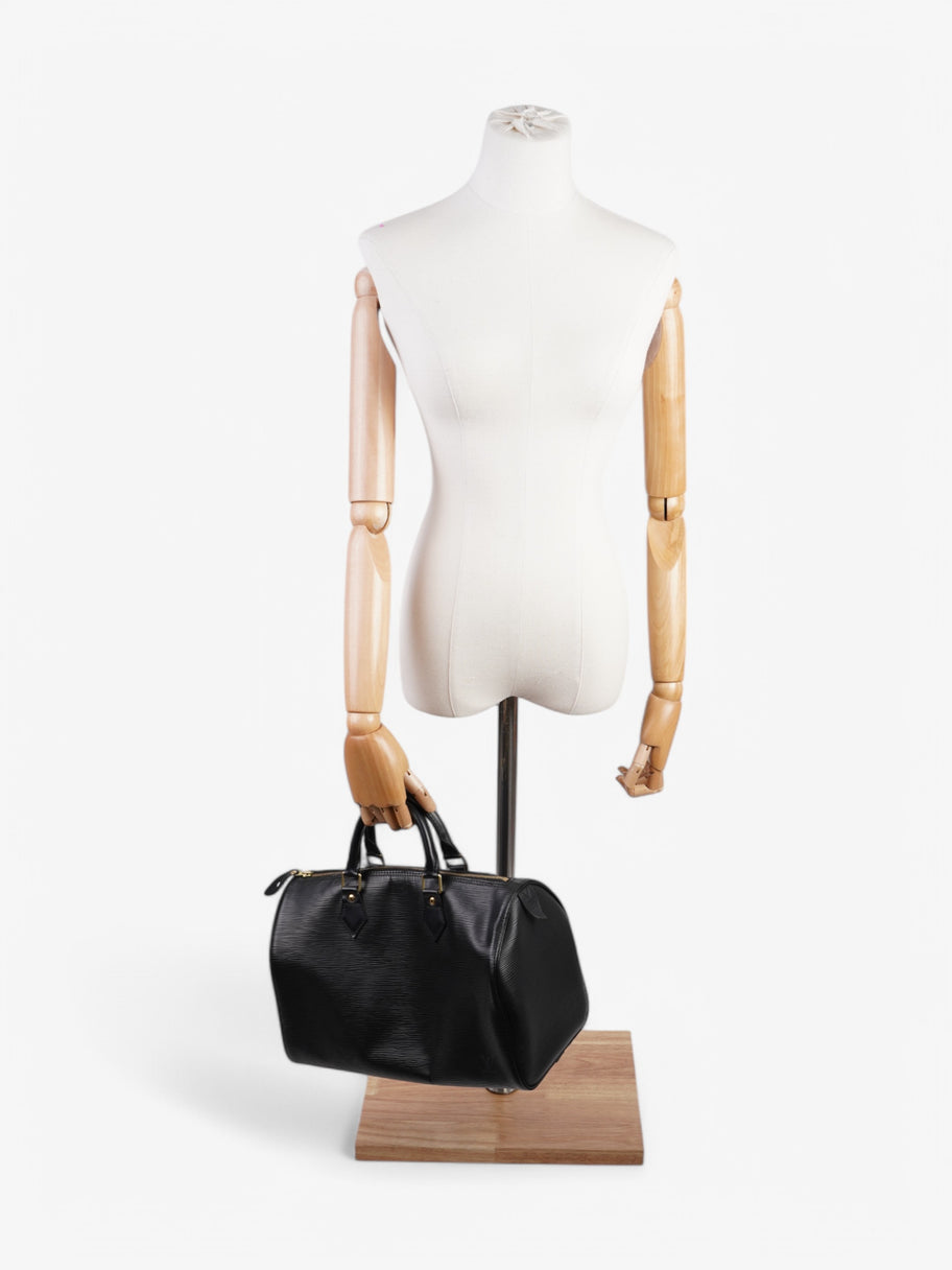 Louis Vuitton Speedy Black Epi Leather 30 Image 2