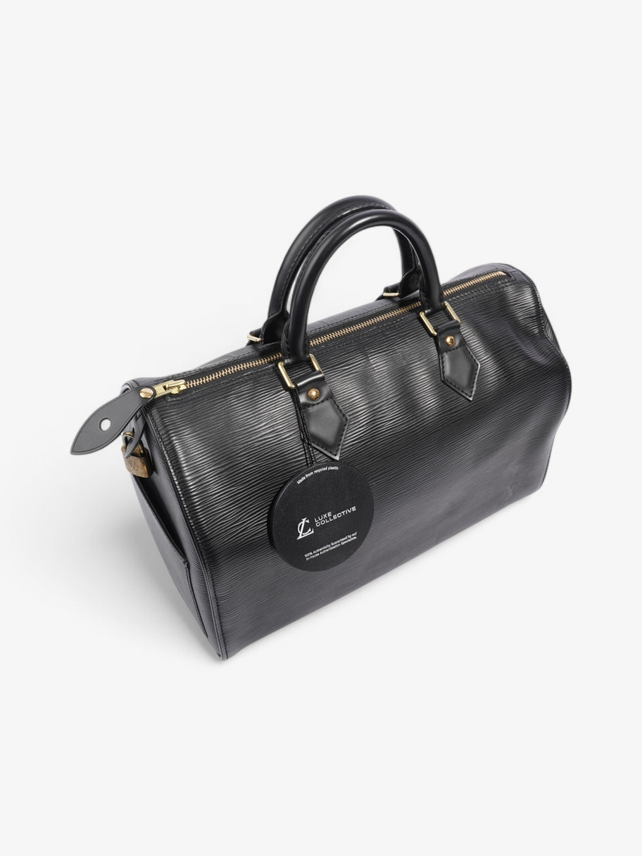 Louis Vuitton Speedy Black Epi Leather 30 Image 9