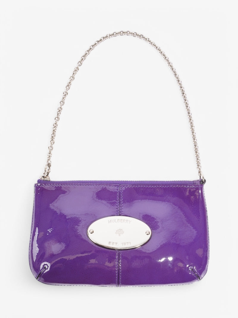  Mulberry Shoulder Bag Purple Patent Leather