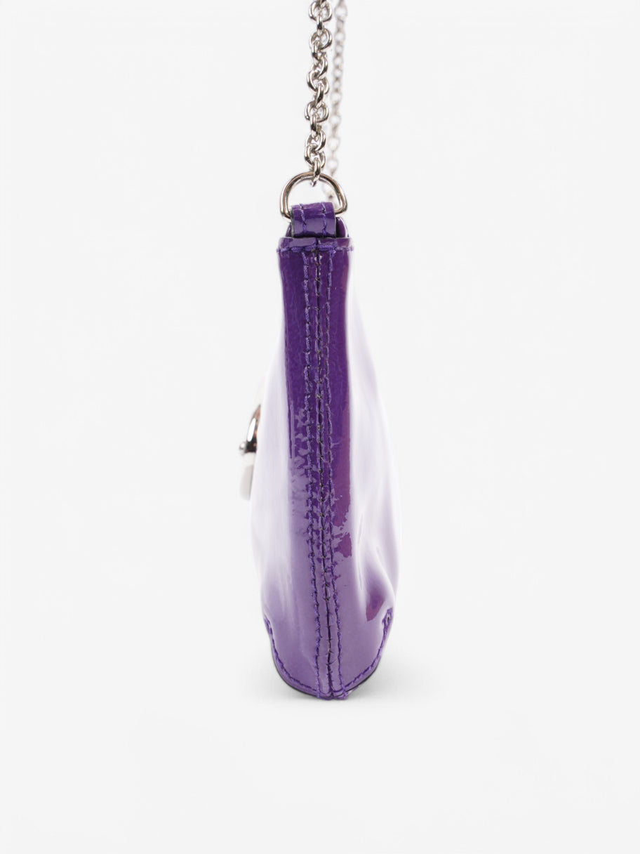 Mulberry Shoulder Bag Purple Patent Leather Image 3