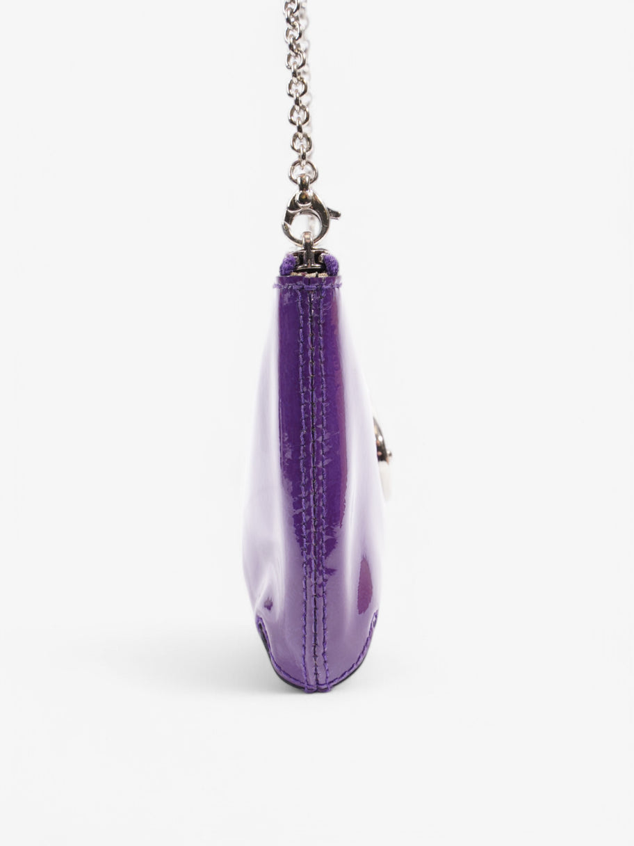 Mulberry Shoulder Bag Purple Patent Leather Image 5