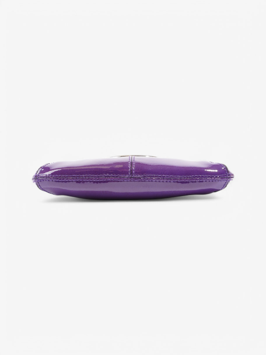 Mulberry Shoulder Bag Purple Patent Leather Image 6