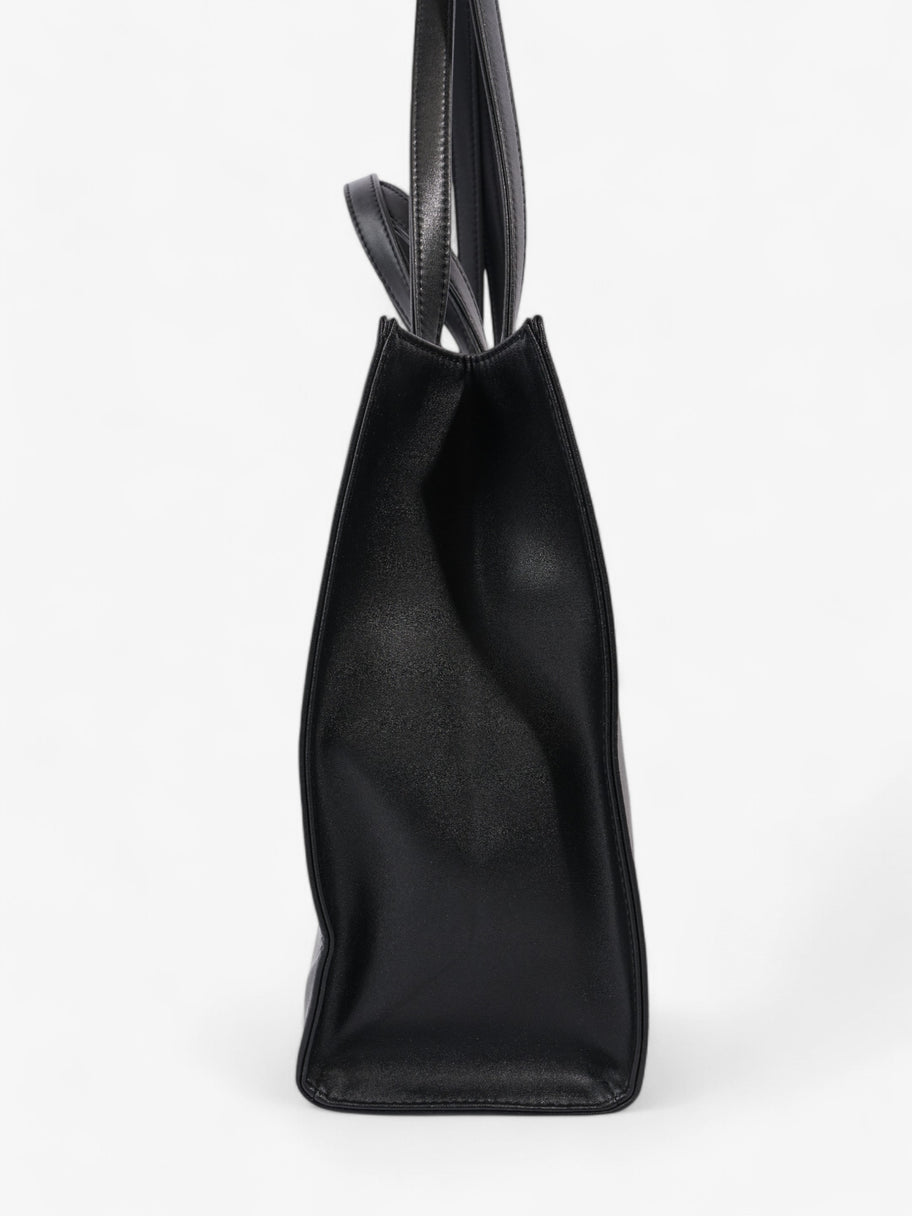 Telfar Shopping Tote Black Leather Medium Image 3