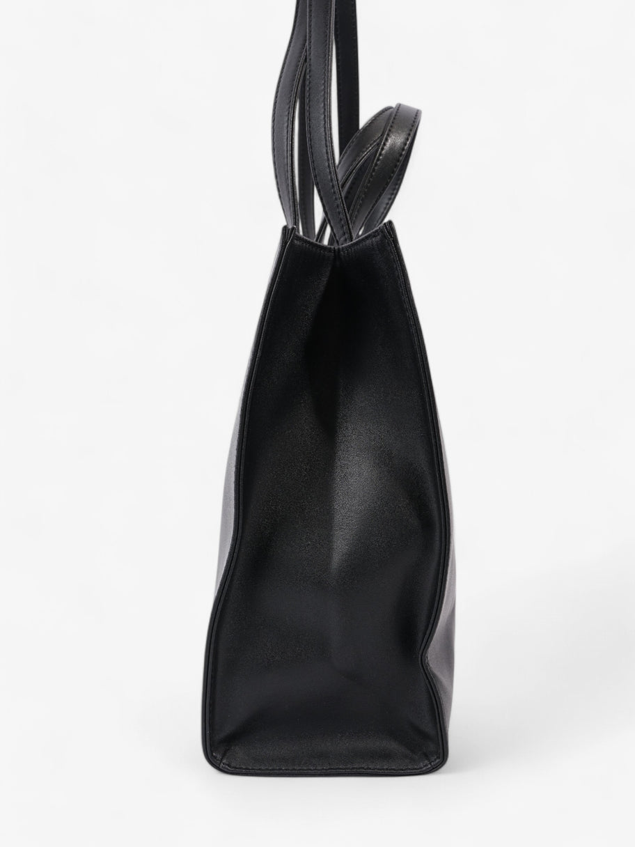 Telfar Shopping Tote Black Leather Medium Image 5