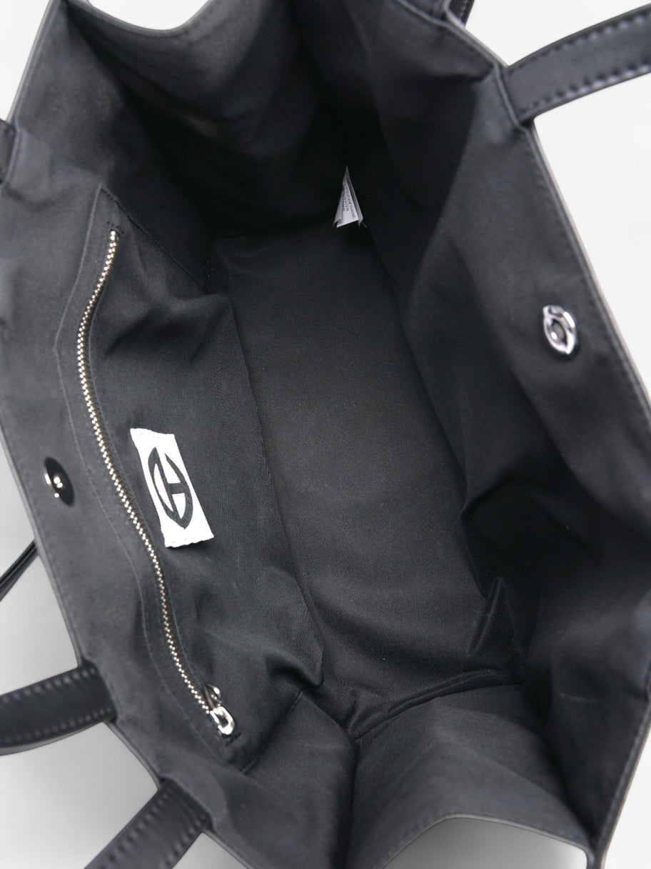 Telfar Shopping Tote Black Leather Medium Image 8