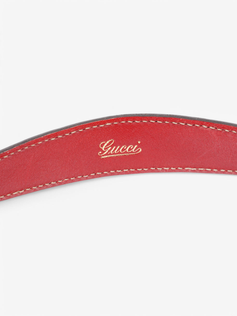 Gucci Positano Hobo Bag  Beige  / Navy Canvas Image 7