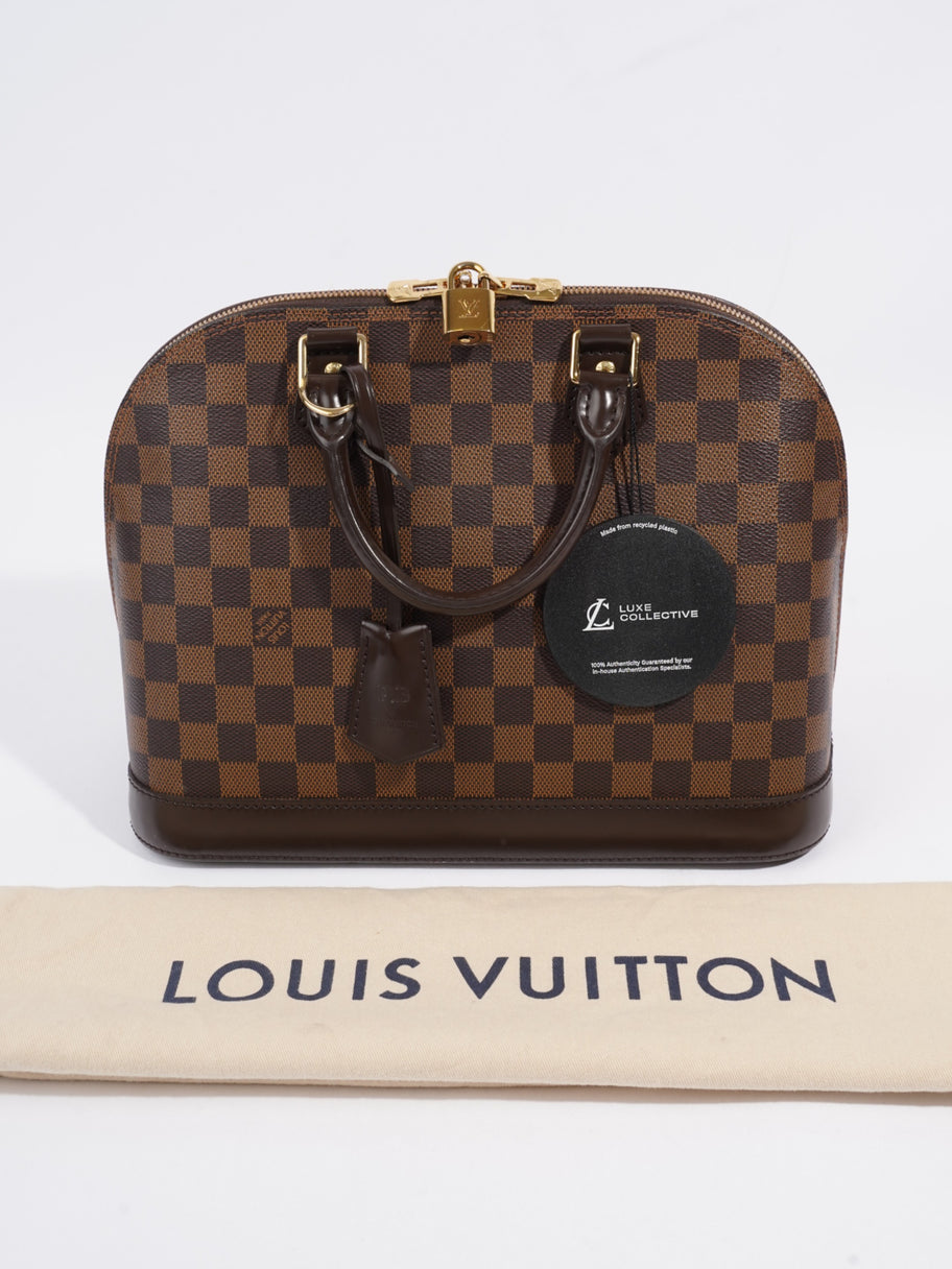 Louis Vuitton Alma Damier Ebene Coated Canvas PM Image 11
