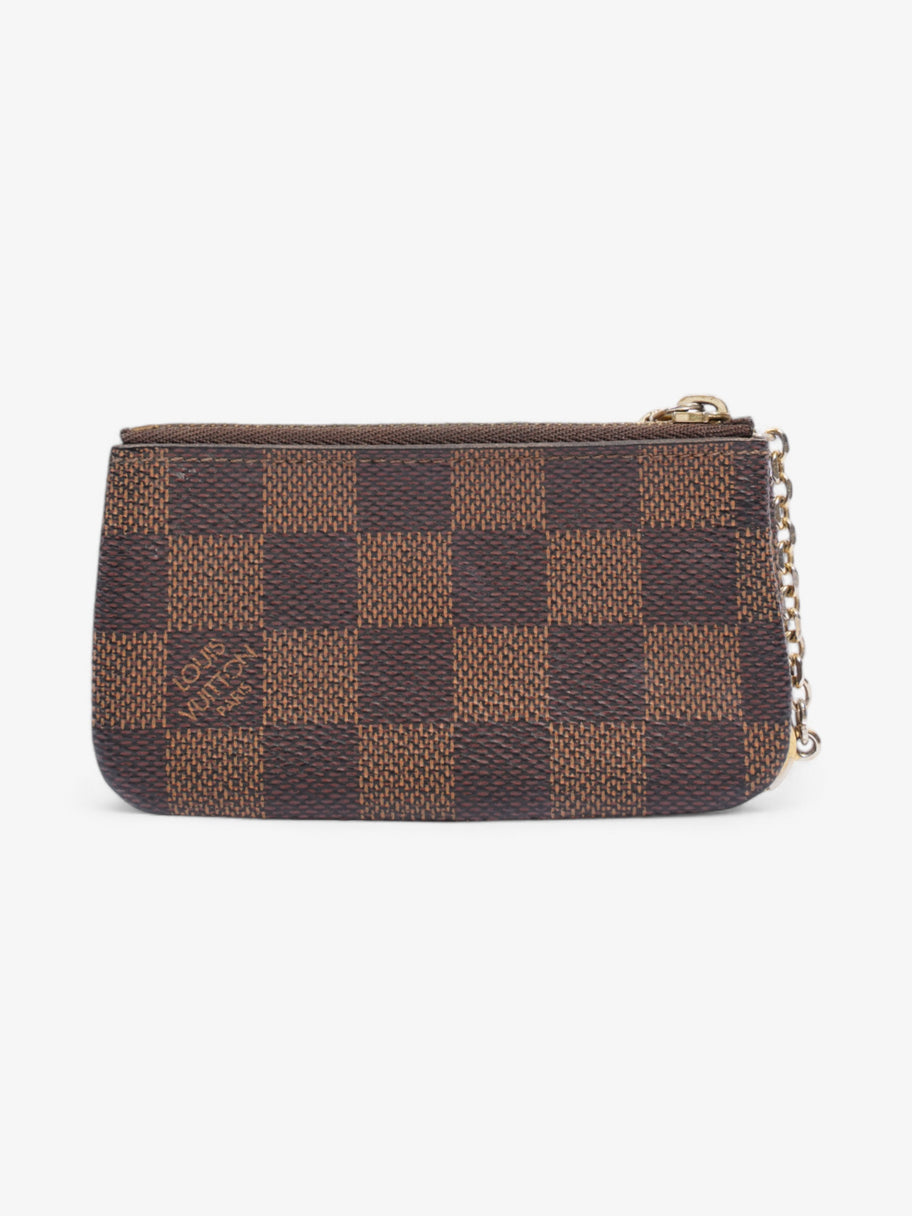 Louis Vuitton Pochette Cles Coin Purse Damier Ebene Coated Canvas Image 2