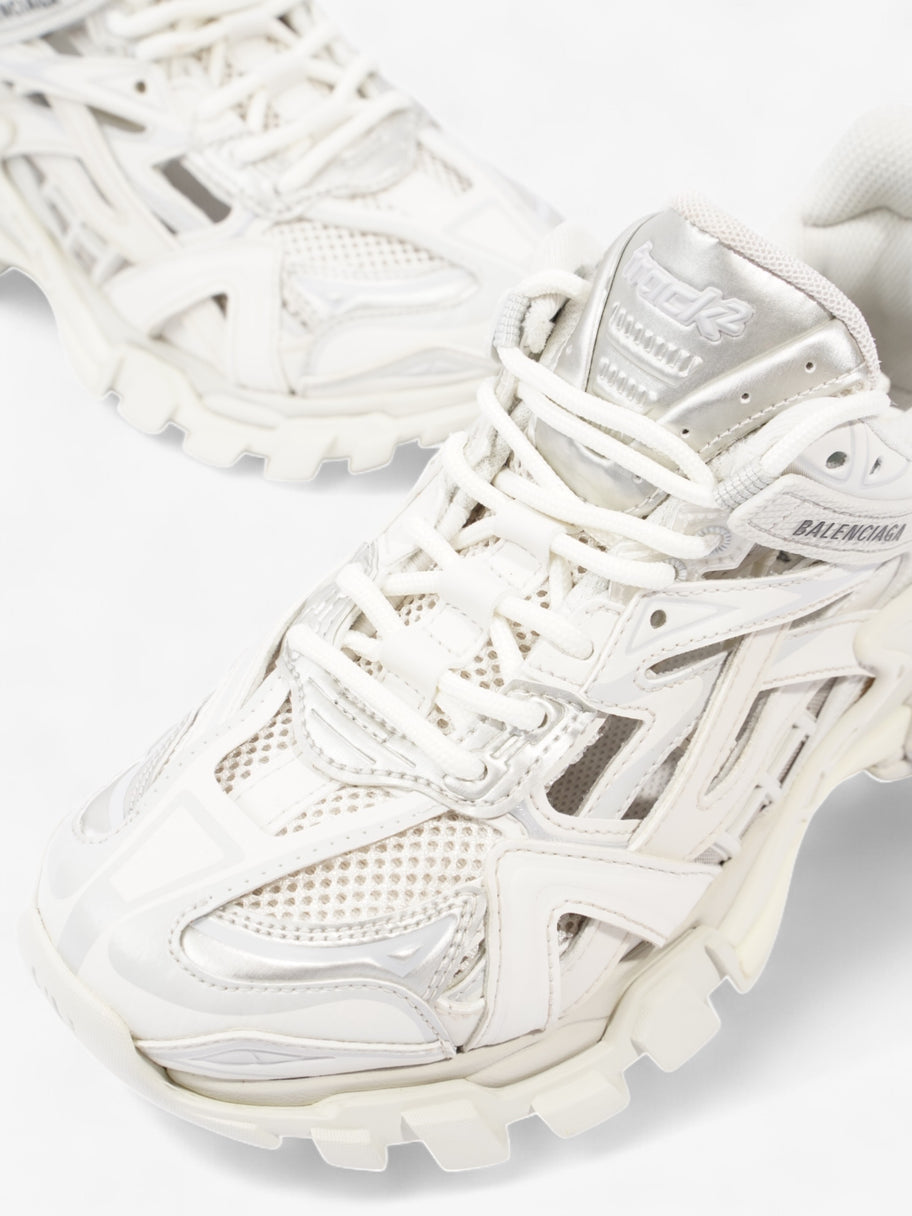Balenciaga Track 2 White  / Silver Mesh EU 37 UK 4 Image 9