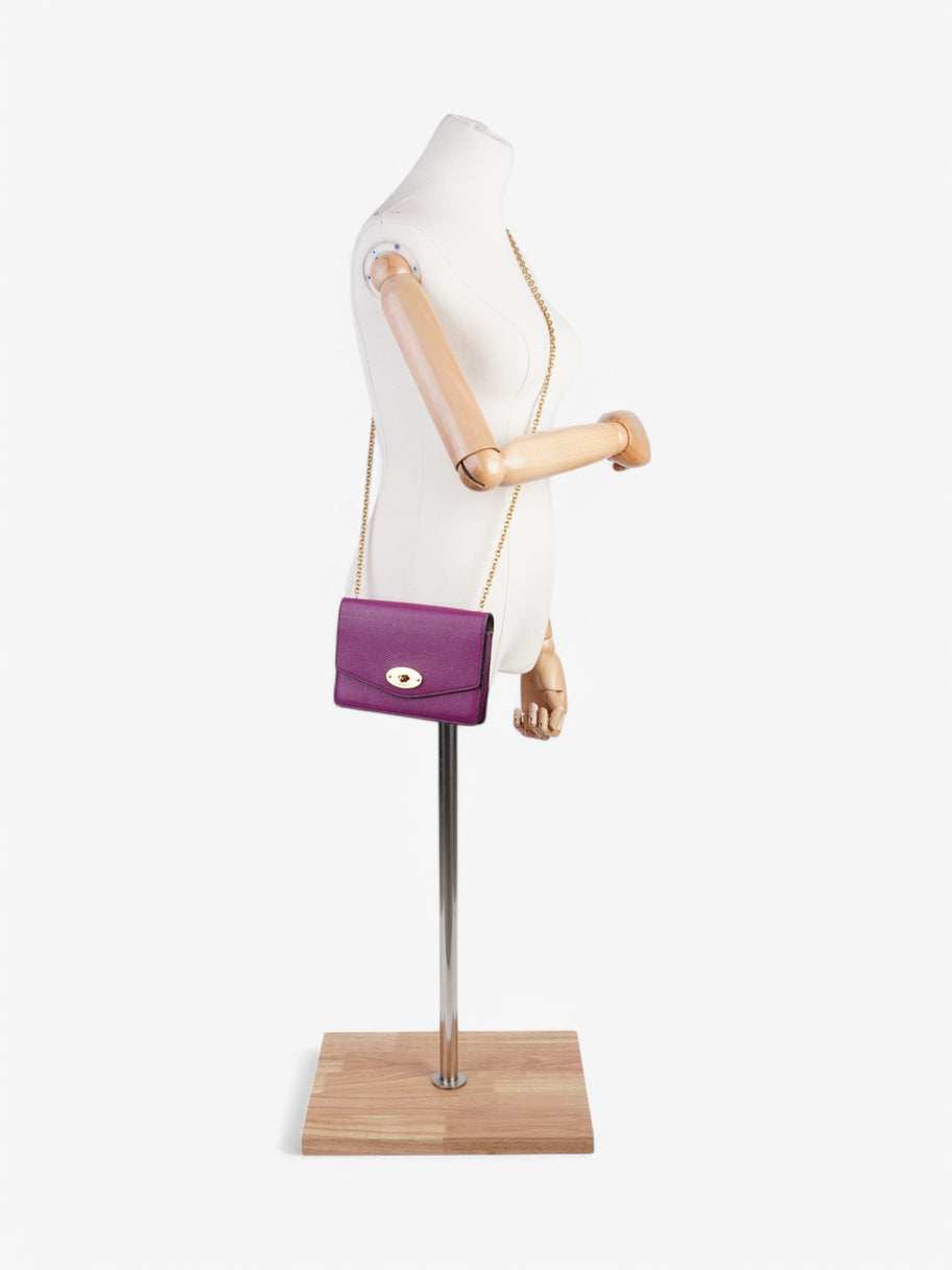 Mulberry Darley Purple Leather Small Image 2